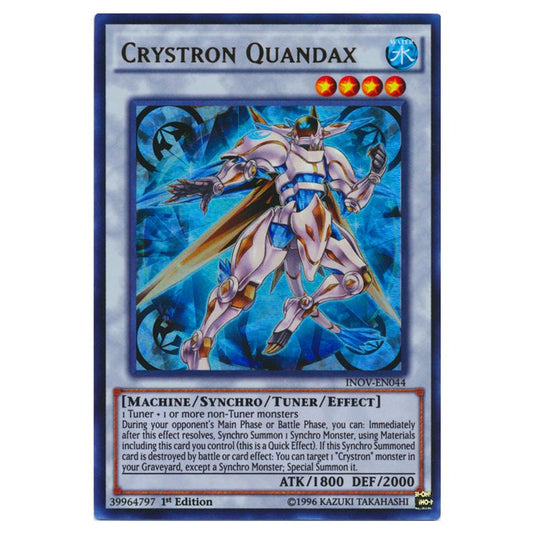 Yu-Gi-Oh! - Invasion - Vengeance - Crystron Quandax (Ultra Rare) INOV-EN044