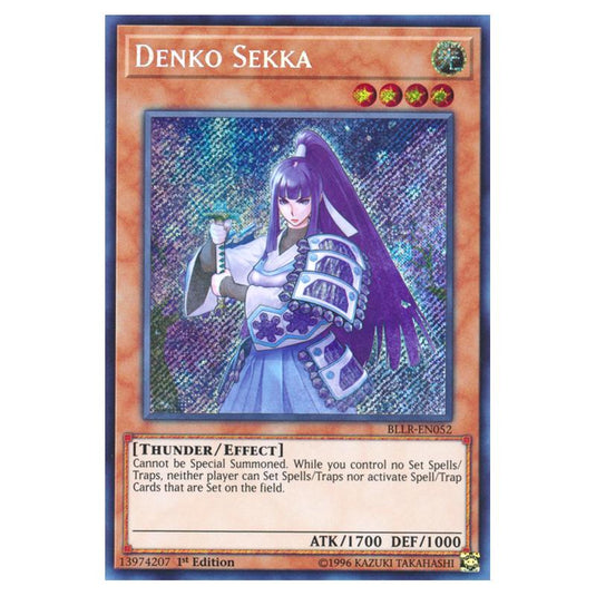 Yu-Gi-Oh! - Battles of Legend - Light's Revenge - Denko Sekka (Secret Rare) BLLR-EN052