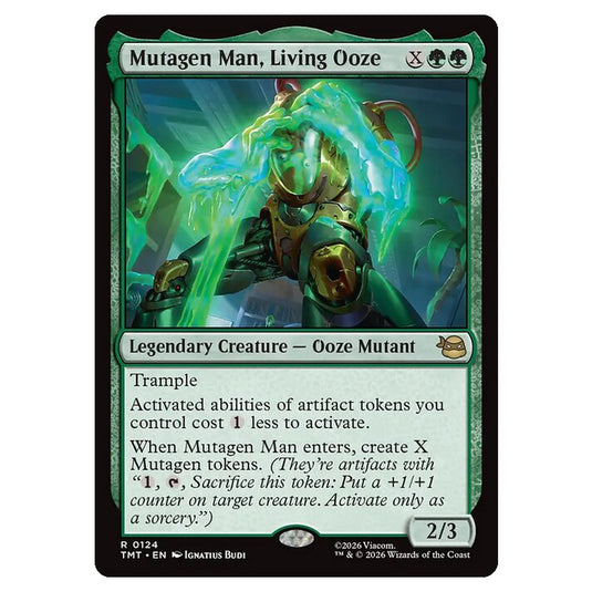 Magic The Gathering - Teenage Mutant Ninja Turtles - Mutagen Man, Living Ooze - 0124