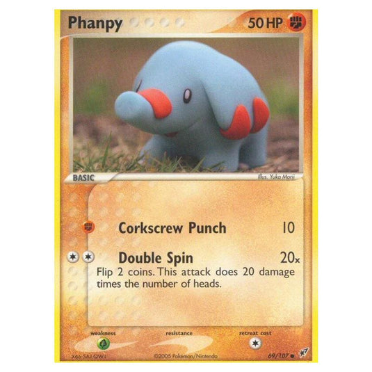 Pokemon - EX Deoxys - Phanpy - 069/107