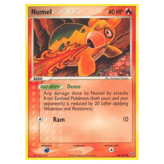 Pokemon - EX Deoxys - Numel - 068/107