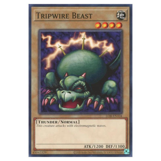 Yu-Gi-Oh! - Legend of Blue Eyes White Dragon (25th Anniversary Edition) - Tripwire Beast (Common) - LOB25-EN104