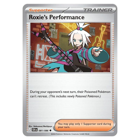 Pokemon - Mega Evolution - Chaos Rising - Roxie's Performance - 081/086