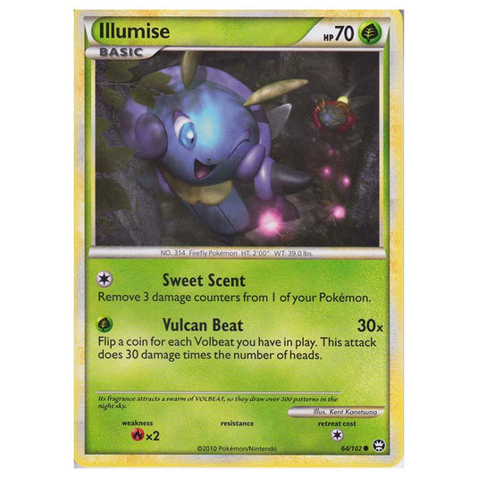 Pokemon - HGSS - Triumphant - Illumise 64/102