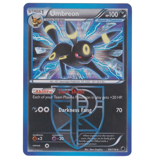 Pokemon - Black & White - Plasma Freeze - Umbreon - 64/116