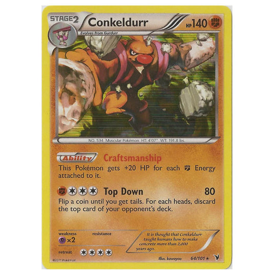 Pokemon - Black & White - Noble Victories - Conkeldurr 64/101