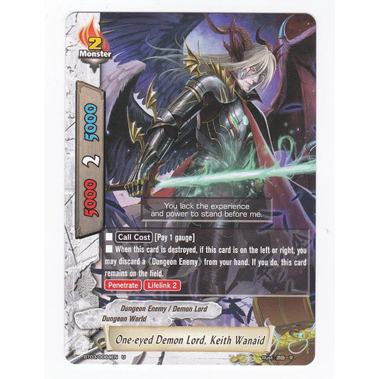 Future Card Buddyfight - Drums Adventures - One-Eyed Demon Lord, Keith Wanaid - 64/105