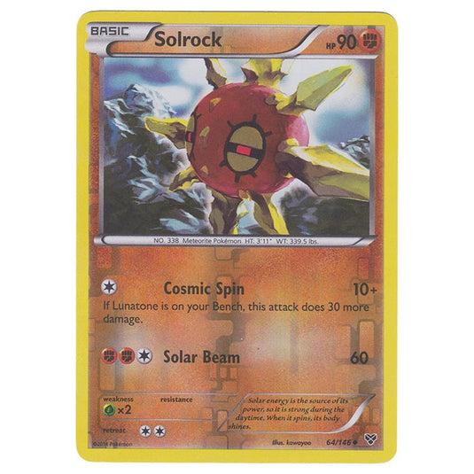 Pokemon - XY Base Set - (Reverse Holo) Solrock - 64/146