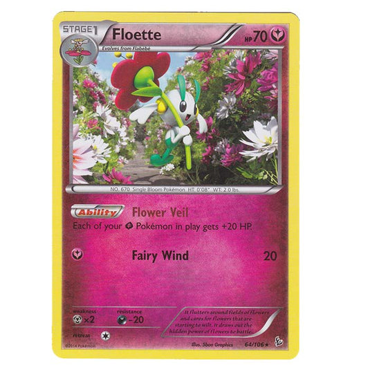 Pokemon - XY - Flashfire - Floette - 64/106