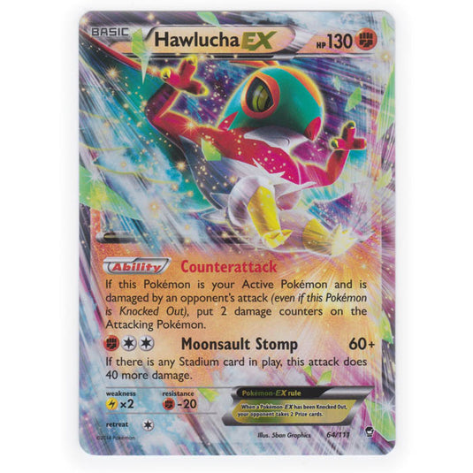 Pokemon - XY Furious Fists - Hawlucha EX - 64/111