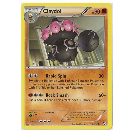 Pokemon - Black & White - Dragons Exalted - Claydol - 64/124