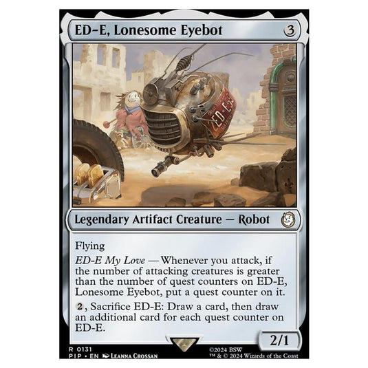 Magic The Gathering - Universes Beyond - Fallout - ED-E, Lonesome Eyebot - 0131