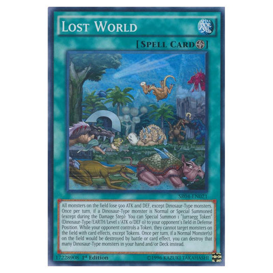 Yu-Gi-Oh! - Dinosmasher\'s Fury Structure Deck - Lost World (Super Rare) SR04-EN021