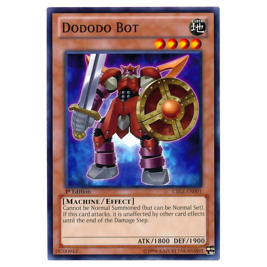 Yu-Gi-Oh! - Cosmo Blazer - Dododo Bot (Common) CBLZ-EN001