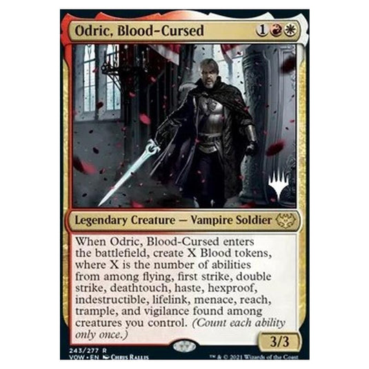 Magic The Gathering - Innistrad: Crimson Vow Promos - Odric, Blood-Cursed - 243/277