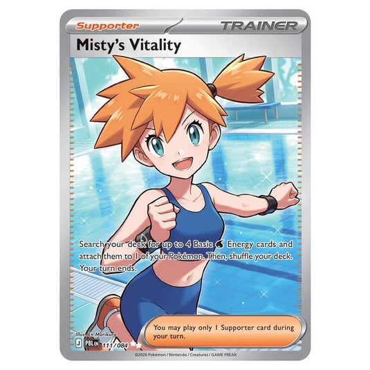 Pokemon - Mega Evolution - Pitch Black - Misty's Vitality - 111/084