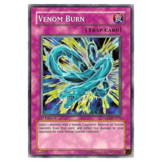 Yu-Gi-Oh! - Tactical Evolution - Venom Burn (Common) TAEV-EN071