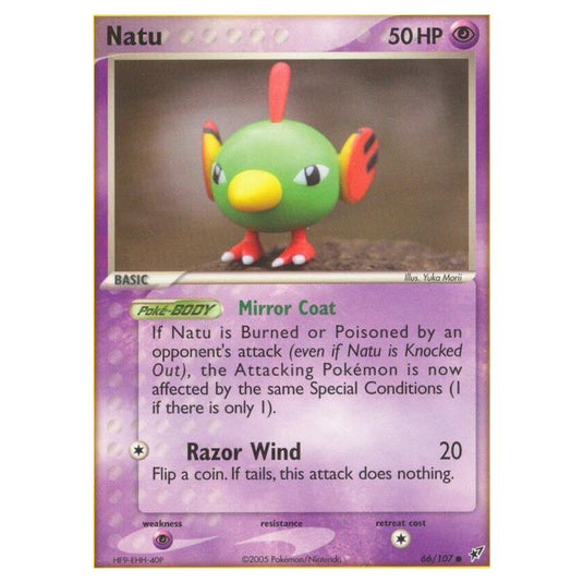 Pokemon - EX Deoxys - Natu - 066/107
