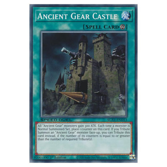 Yu-Gi-Oh! - Speed Duel GX - Duel Academy Box - Ancient Gear Castle (Common) SGX1-END13