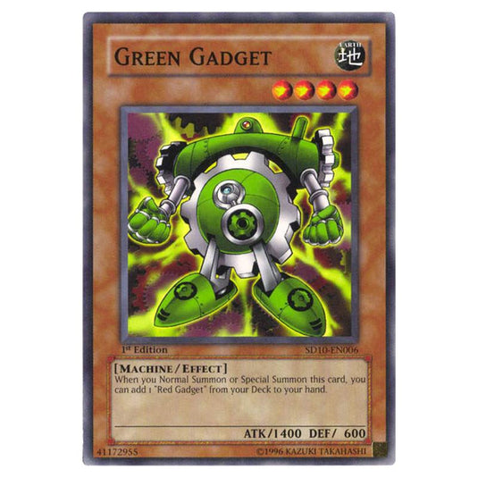 Yu-Gi-Oh! - Structure Deck - Machine Re-Volt - Green Gadget (Common) SD10-EN006