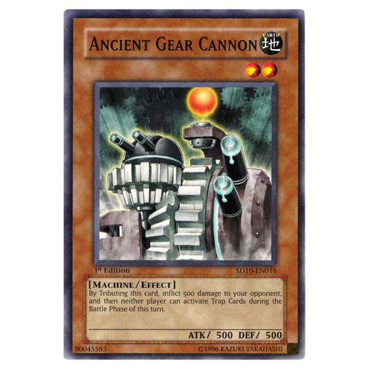 Yu-Gi-Oh! - Structure Deck - Machine Re-Volt - Ancient Gear Cannon (Common) SD10-EN016