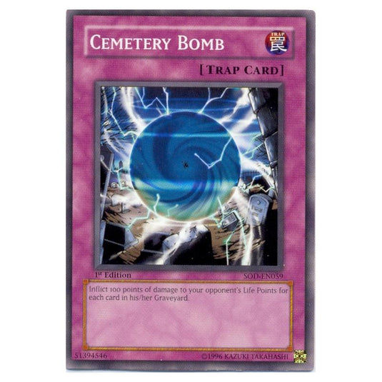 Yu-Gi-Oh! - Soul of the Duelist - Cemetary Bomb (Short Print) SOD-EN059