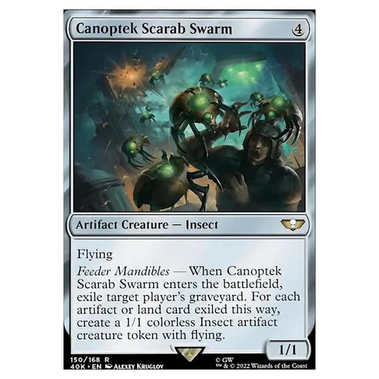 Magic The Gathering - Universes Beyond - Warhammer 40k - Canoptek Scarab Swarm - 150/168