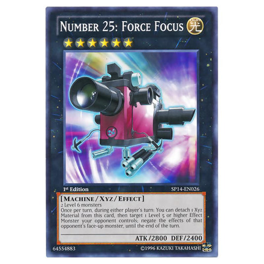 Yu-Gi-Oh! - Star Pack 2014 - Number 25: Force Focus (Starfoil Rare) SP14-EN026