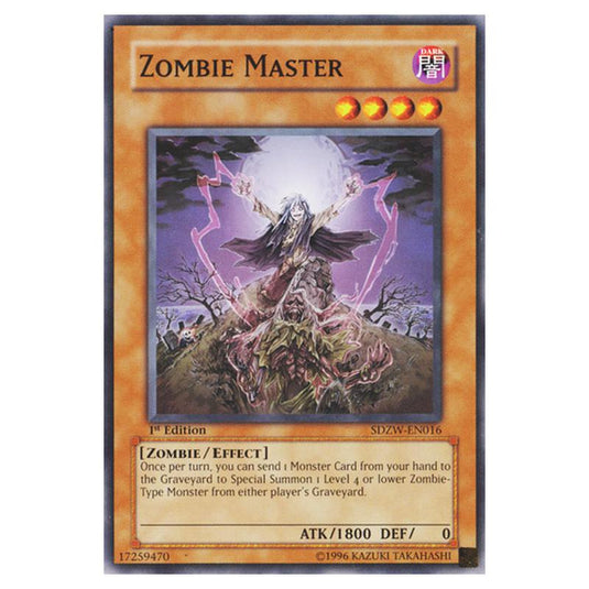 Yu-Gi-Oh! - Zombie World Structure Deck - Zombie Master (Common) SDZW-EN016