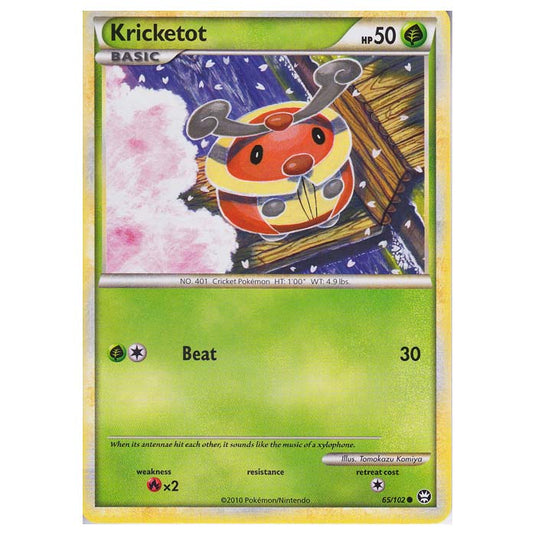 Pokemon - HGSS - Triumphant - Kricketot 65/102