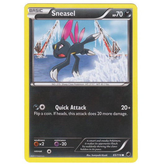 Pokemon - Black & White - Plasma Freeze - Sneasel - 65/116