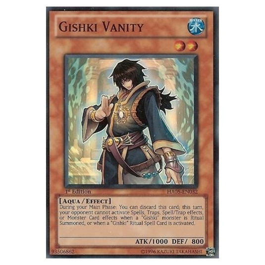 Yu-Gi-Oh! - Hidden Arsenal 5 - Steelswarm Invasion - Gishki Vanity (Super Rare) HA05-EN032