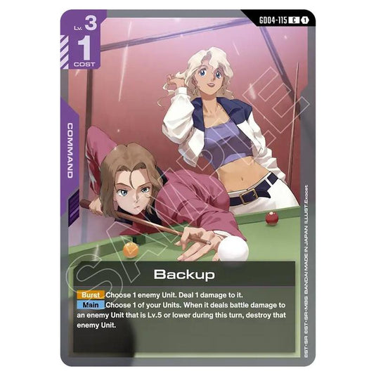 Gundam Card Game - GD-04: Phantom Aria - Backup (C) - GD04-115
