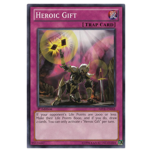 Yu-Gi-Oh! - Abyss Rising - Heroic Gift (Common) ABYR-EN068