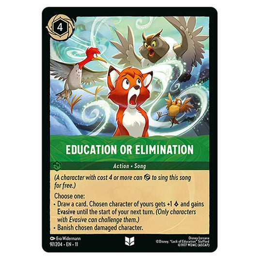 Lorcana - Winterspell - Education or Elimination (Uncommon) - 097/204