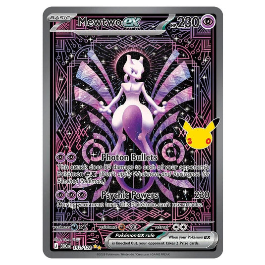 Pokemon - 30th Celebration - Mewtwo ex - 151/128