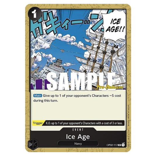 One Piece - OP-02: Paramount War Promos - Ice Age - OP02-117