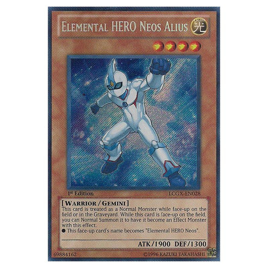Yu-Gi-Oh! - Legendary Collection 2 - The Duel Academy Years Mega Pack - Elemental HERO Neos Alius (Secret Rare) LCGX-EN028
