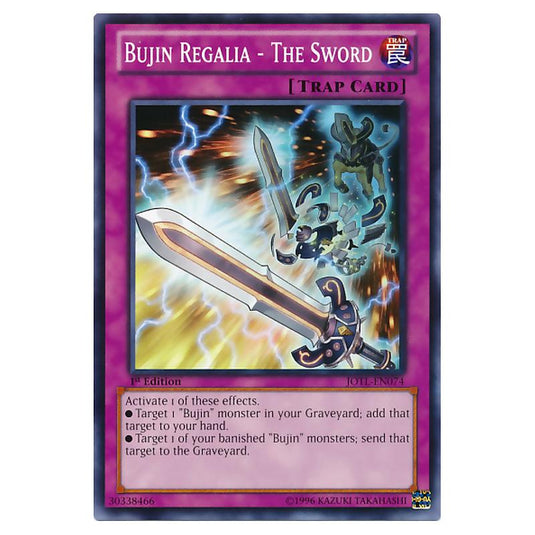 Yu-Gi-Oh! - Judgment of the Light - Bujin Regalia - The Sword (Common) JOTL-EN074
