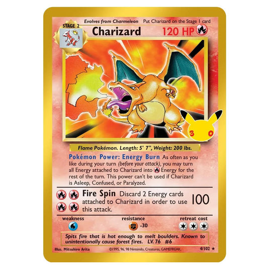Pokemon - 30th Celebration - Charizard - 4/102