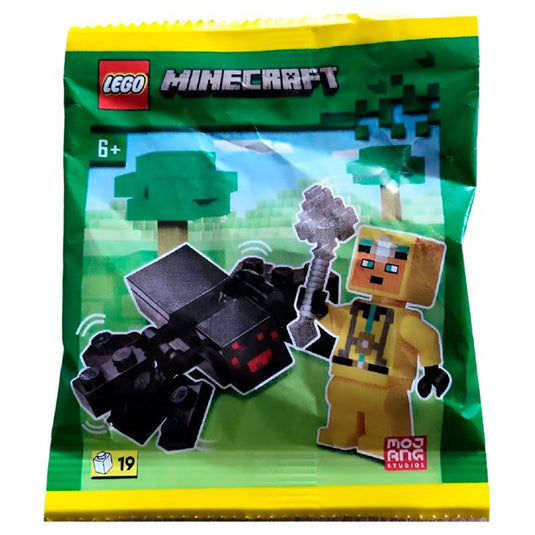 Lego - Foil Pack - Lego Minecraft - Cave Explorer with Spider #662410