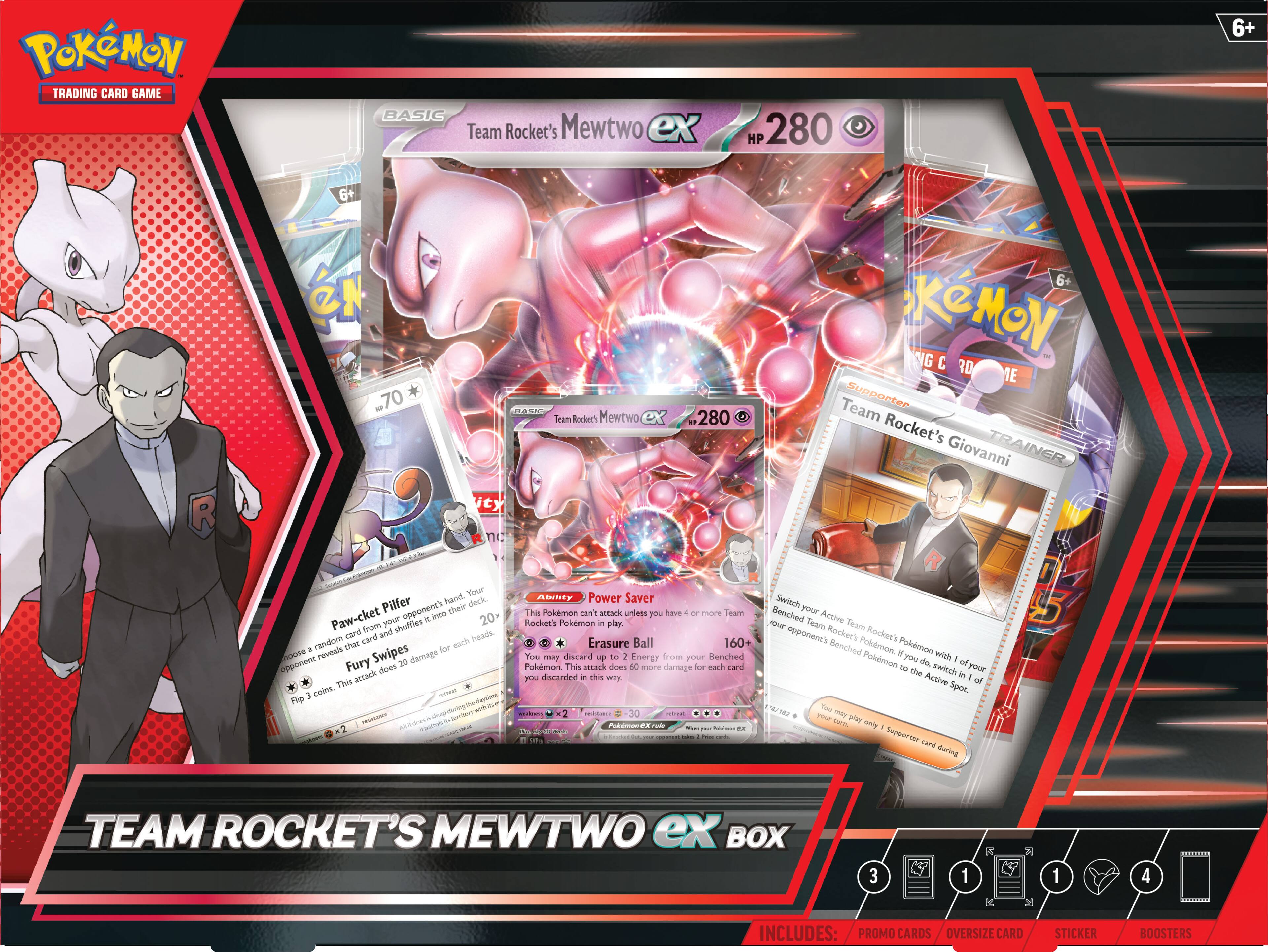 Great Rockets Mewtwo Team Rocket's Mewtwo ex Box revealed, releasing in June!