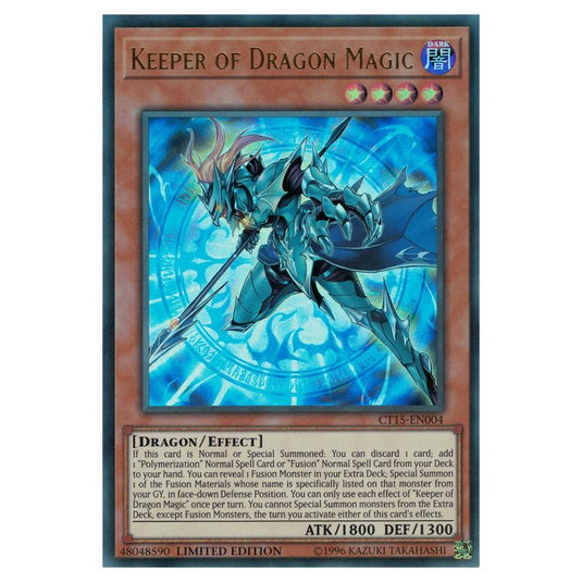 Yu-Gi-Oh! - 2018 Mega-Tins - Keeper of Dragon Magic (Ultra Rare) CT15-EN004
