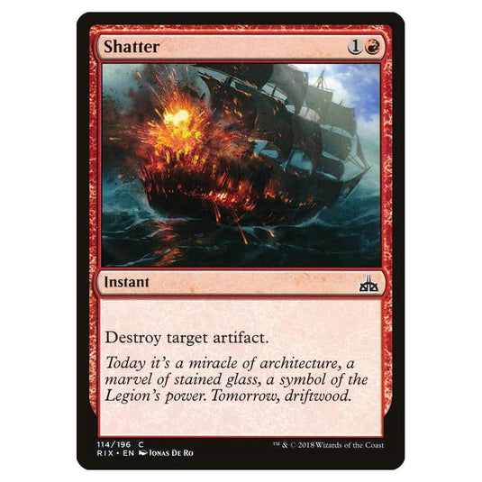 Magic The Gathering - Rivals Of Ixalan - Shatter - 114/196 (Foil)