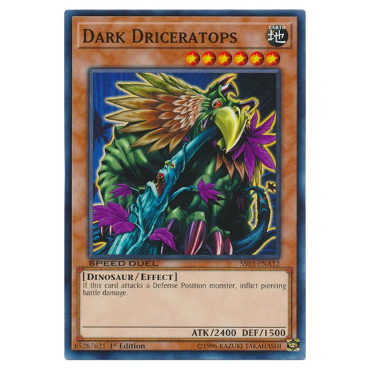 Yu-Gi-Oh! - Speed Duel Starter Decks - Ultimate Predators - Dark Driceratops (Common) SS03-ENA12