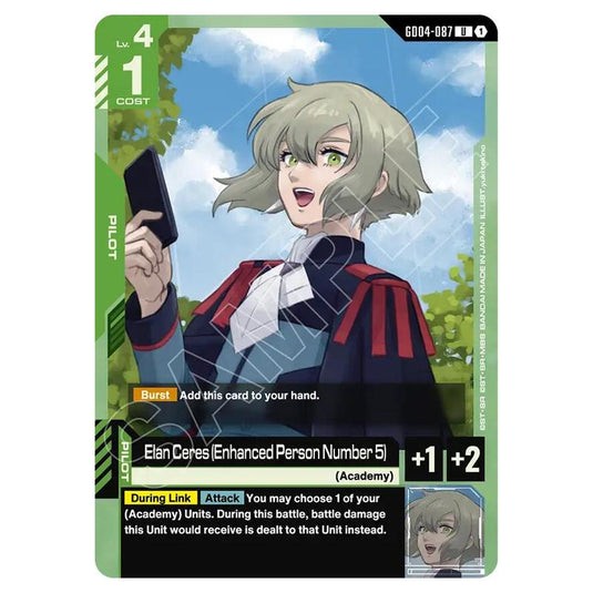 Gundam Card Game - GD-04: Phantom Aria - Elan Ceres (Enhanced Person Number 5) (U) - GD04-087