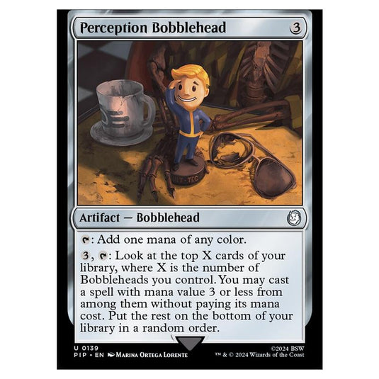 Magic The Gathering - Universes Beyond - Fallout - Perception Bobblehead - 0139