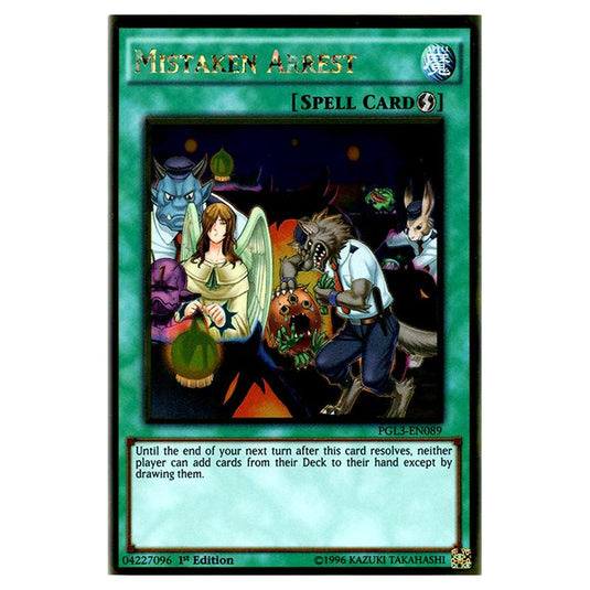 Yu-Gi-Oh! - Premium Gold - Infinite Gold - Mistaken Arrest (Gold Rare) PGL3-EN089