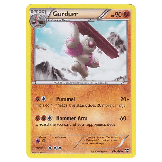 Pokemon - XY Base Set - Gurdurr - 66/146