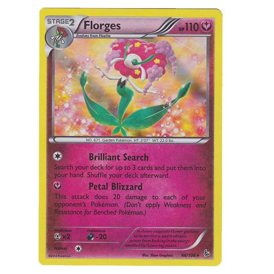 Pokemon - XY - Flashfire - Florges - 66/106